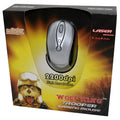 WOLFKING Trooper Gaming Maus in Silber /2200DPI/ 7 Tasten