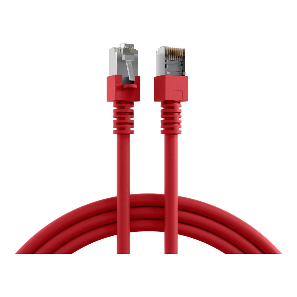 Patchkabel S-FTP, Cat 5e, rot, 10m