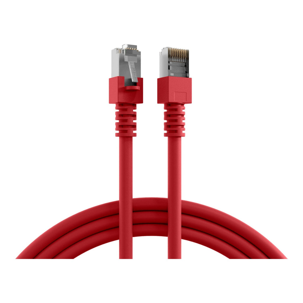 Patchkabel S-FTP, Cat 5e, rot, 10m