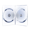 5 QUVIDO DVD Slim Hüllen Klar Double / 2 CDs o. DVDs / 7mm