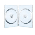 5 QUVIDO DVD Hüllen Klar Double / 2 CDs o. DVDs / 14mm