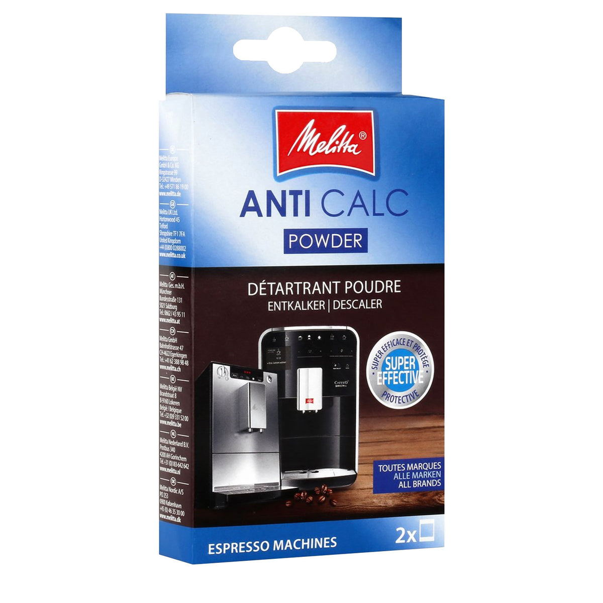 MELITTA ANTI CALC Entkalkerpulver Espresso Maschinen