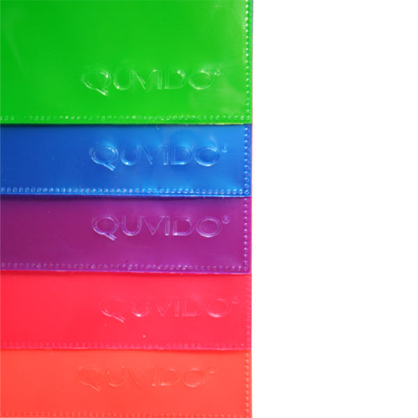 50 QUVIDO CD/DVD/Blu-Ray PP Schutzhüllen Color-Mix