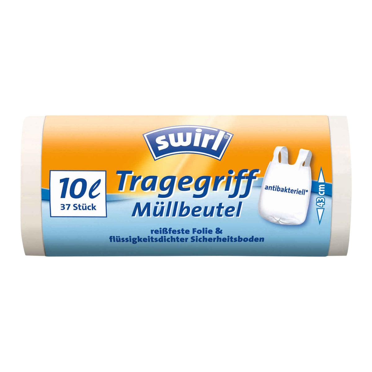 SWIRL Müllbeutel 10l mit Tragegriffe