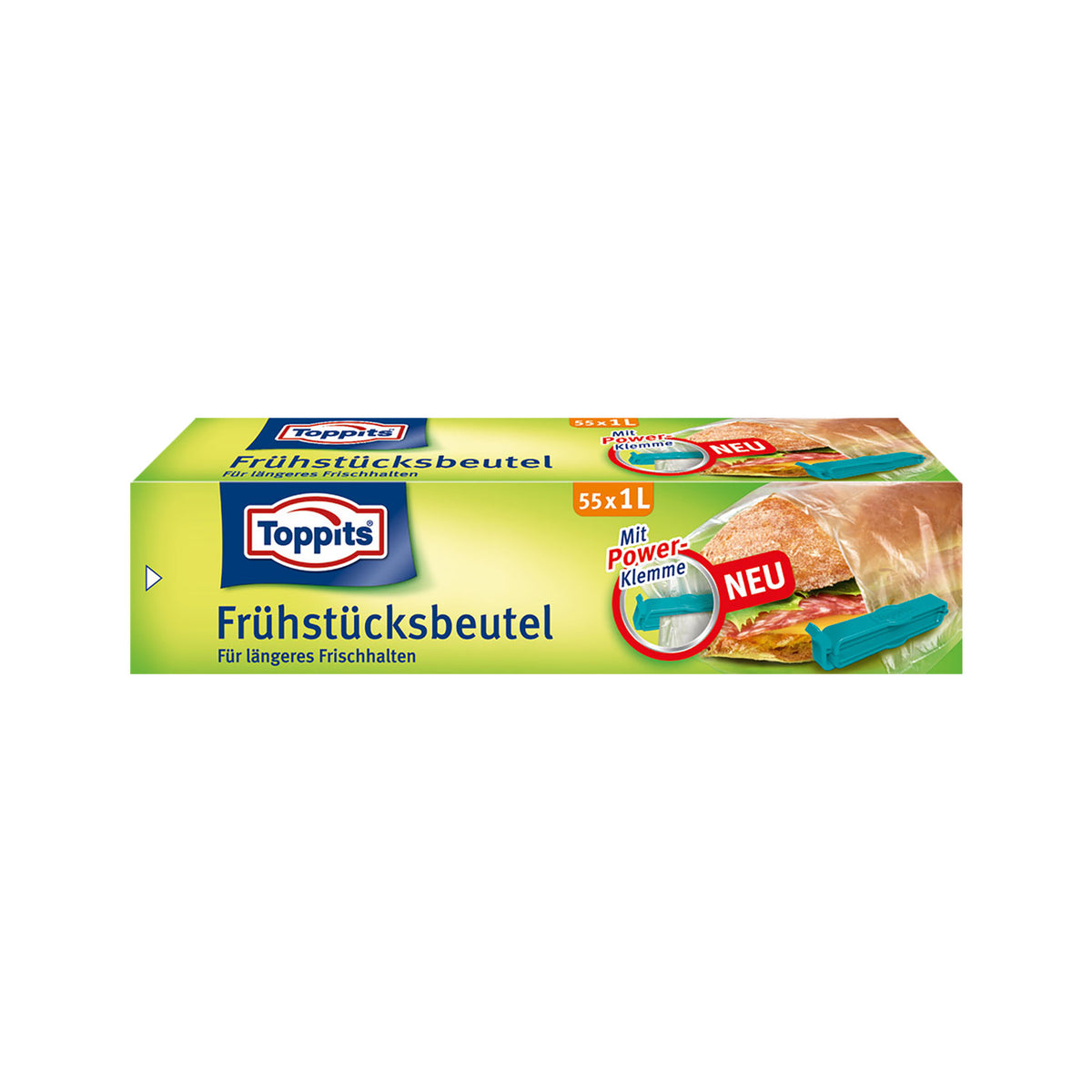 TOPPITS Frühstücks-Beutel 55 x 1L (16 x 25cm)