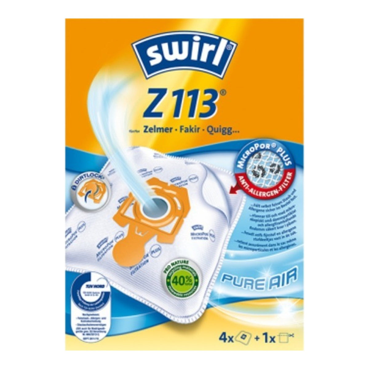 SWIRL Staubsaugerbeutel Z113