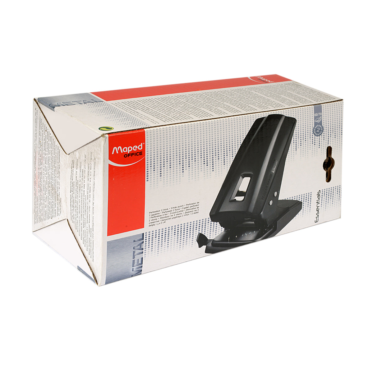 Maped Locher Metal 60, Stanzleistung: 60 Blatt, schwarz