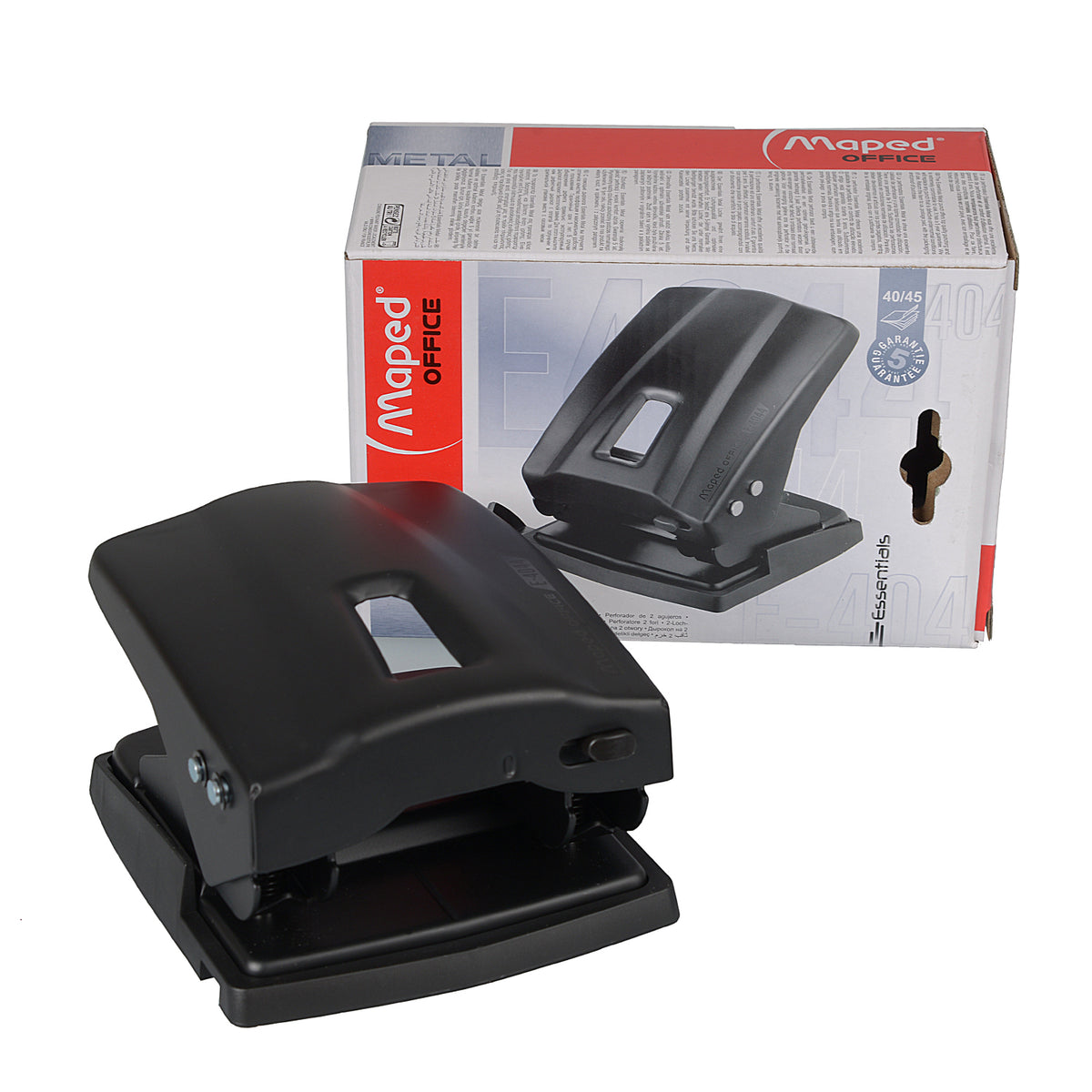 Maped Locher Metal 40, Stanzleistung: 40 Blatt, schwarz