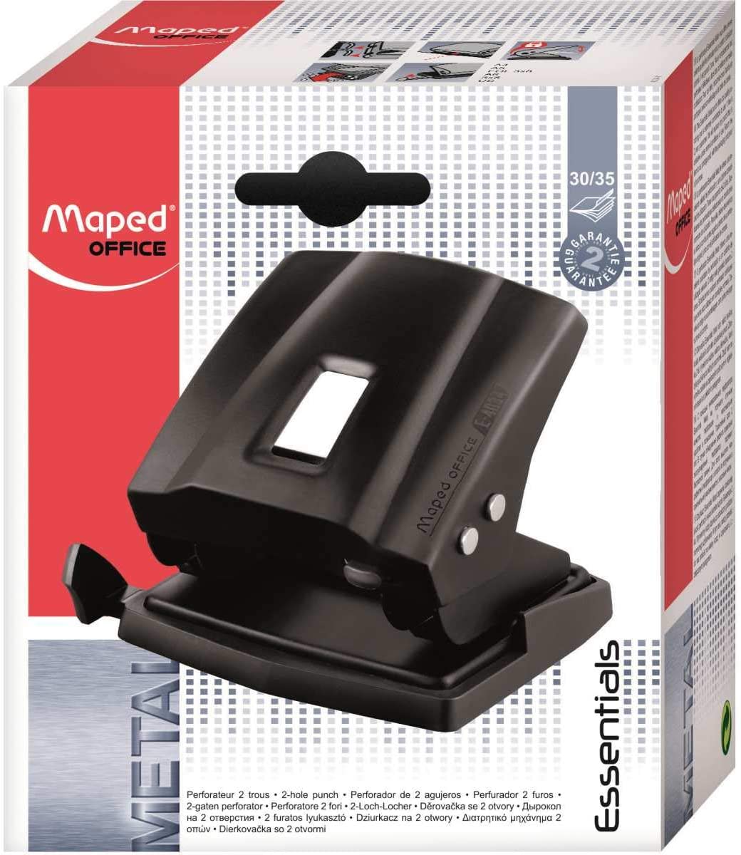 Maped Locher Metal 30, Stanzleistung: 30 Blatt, schwarz