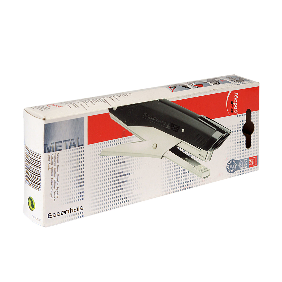 Maped Heftgerät Essentials Metal, schwarz