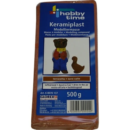 GLOREX Keramiplast Modelliermasse terracotta 500g
