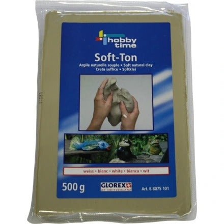 GLOREX Soft-Ton weiss 500g