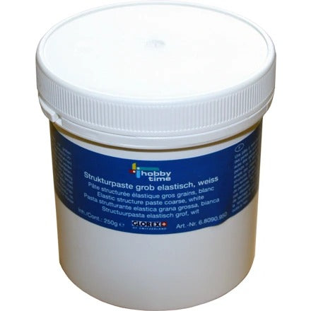 GLOREX Strukturpaste elastisch grob weiß 250g