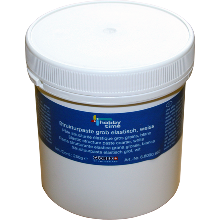GLOREX Strukturpaste elastisch grob weiß 250g