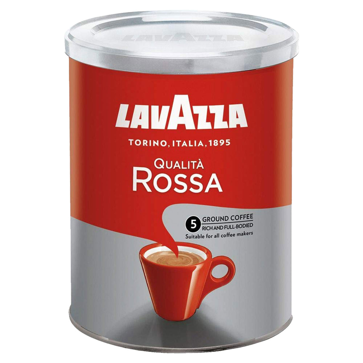LAVAZZA ROSSA Kaffee gemahlen in Dose 250g