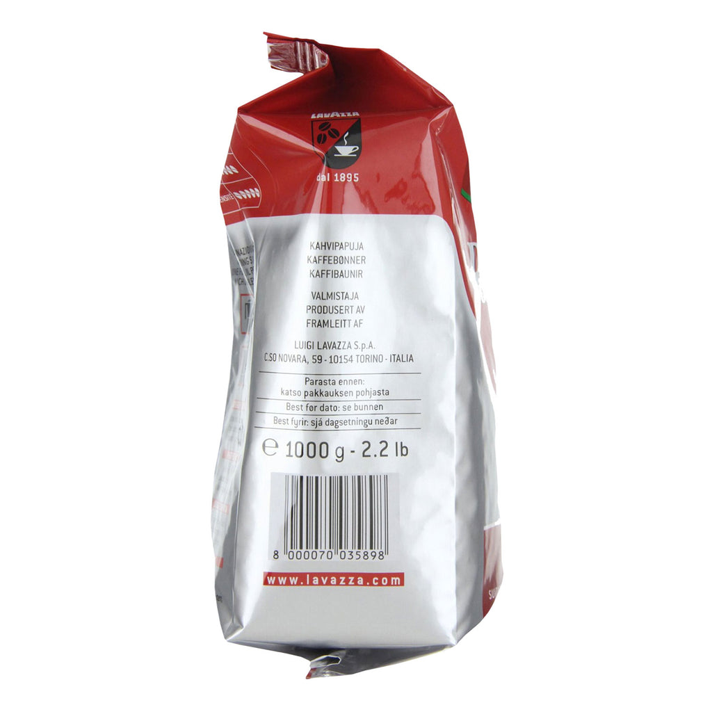 LAVAZZA ROSSA Kaffee ganze Bohnen 1000g