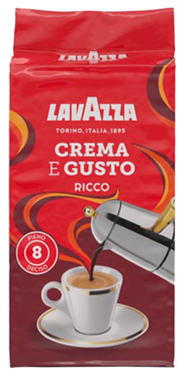 LAVAZZA CREMAeGUSTO RICCO Kaffee gemahlen 250g