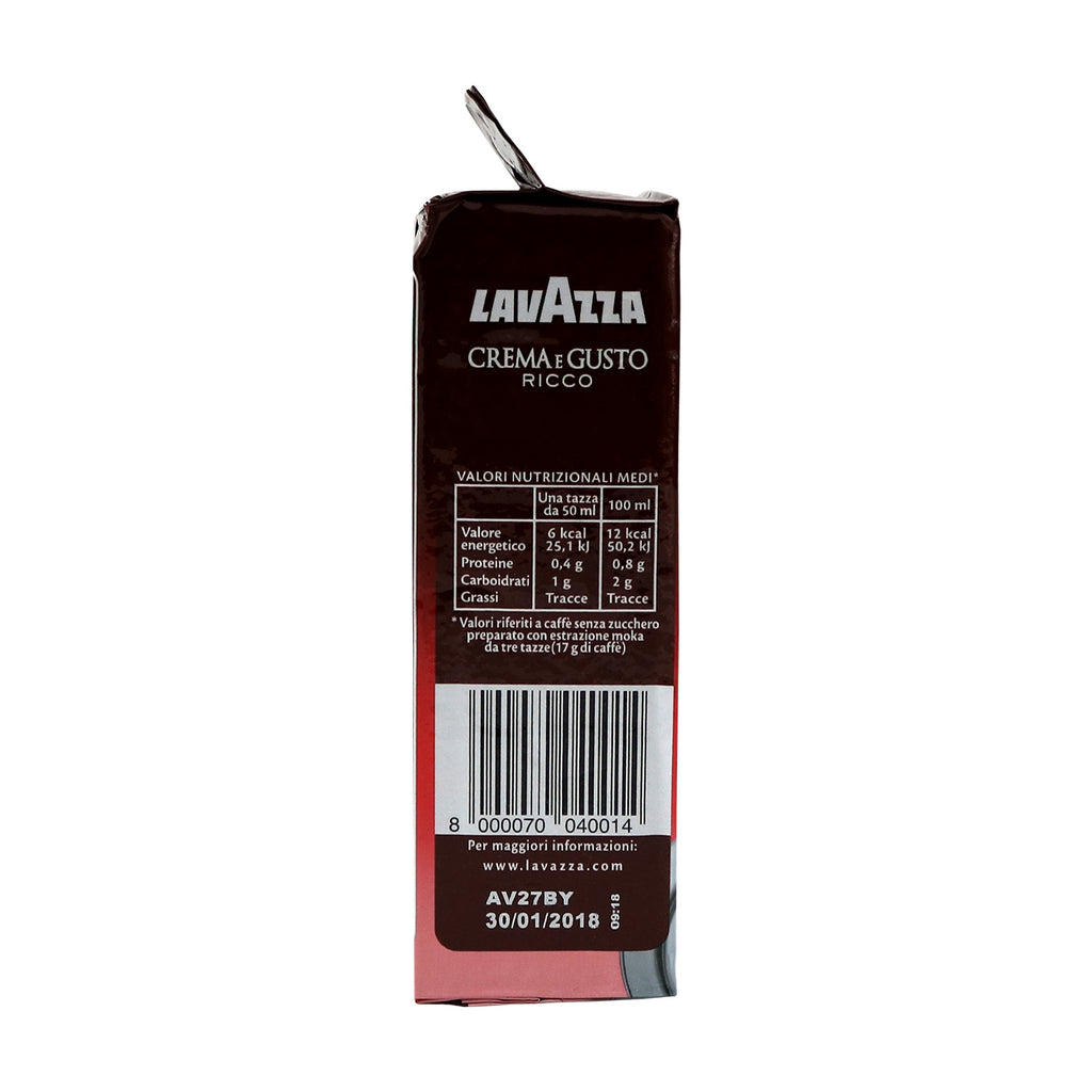 LAVAZZA CREMAeGUSTO RICCO Kaffee gemahlen 250g
