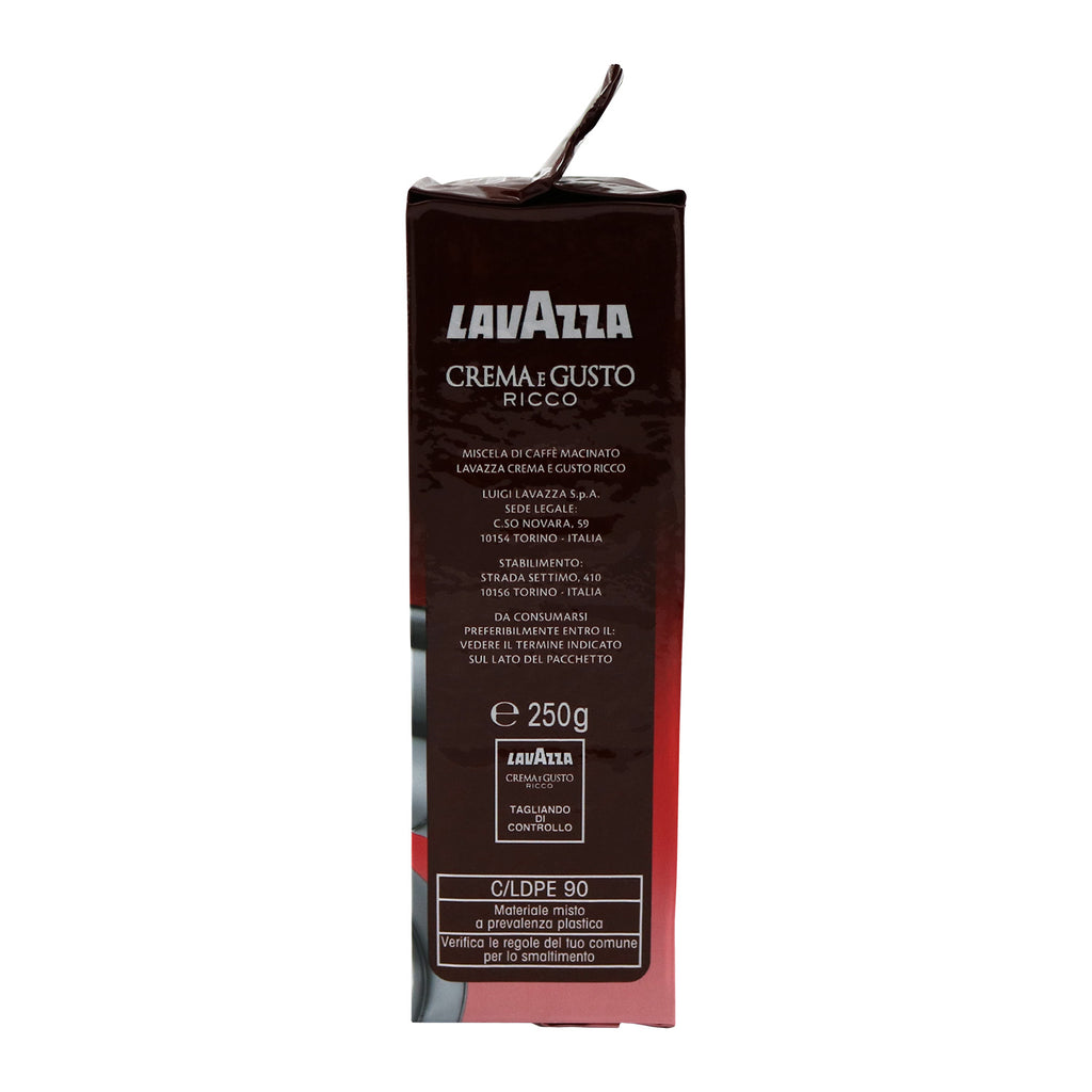 LAVAZZA CREMAeGUSTO RICCO Kaffee gemahlen 250g