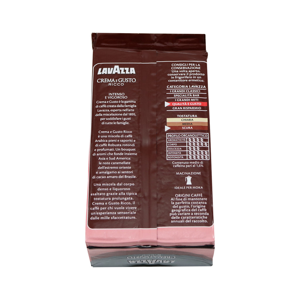 LAVAZZA CREMAeGUSTO RICCO Kaffee gemahlen 250g