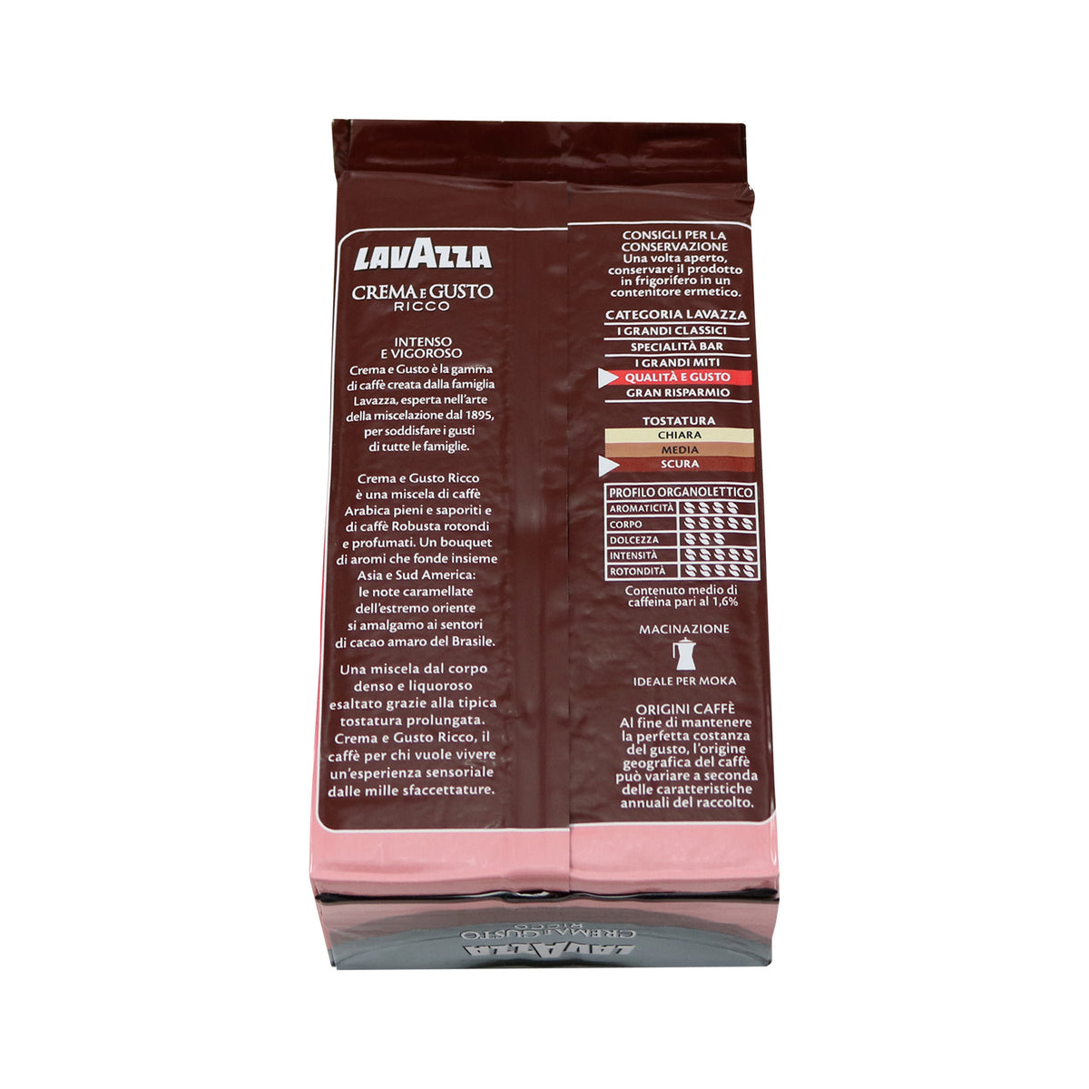 LAVAZZA CREMAeGUSTO RICCO Kaffee gemahlen 250g