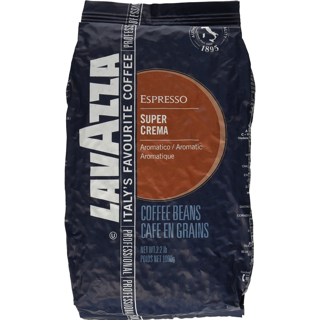 LAVAZZA Super Crema Kaffee ganze Bohnen 1000g