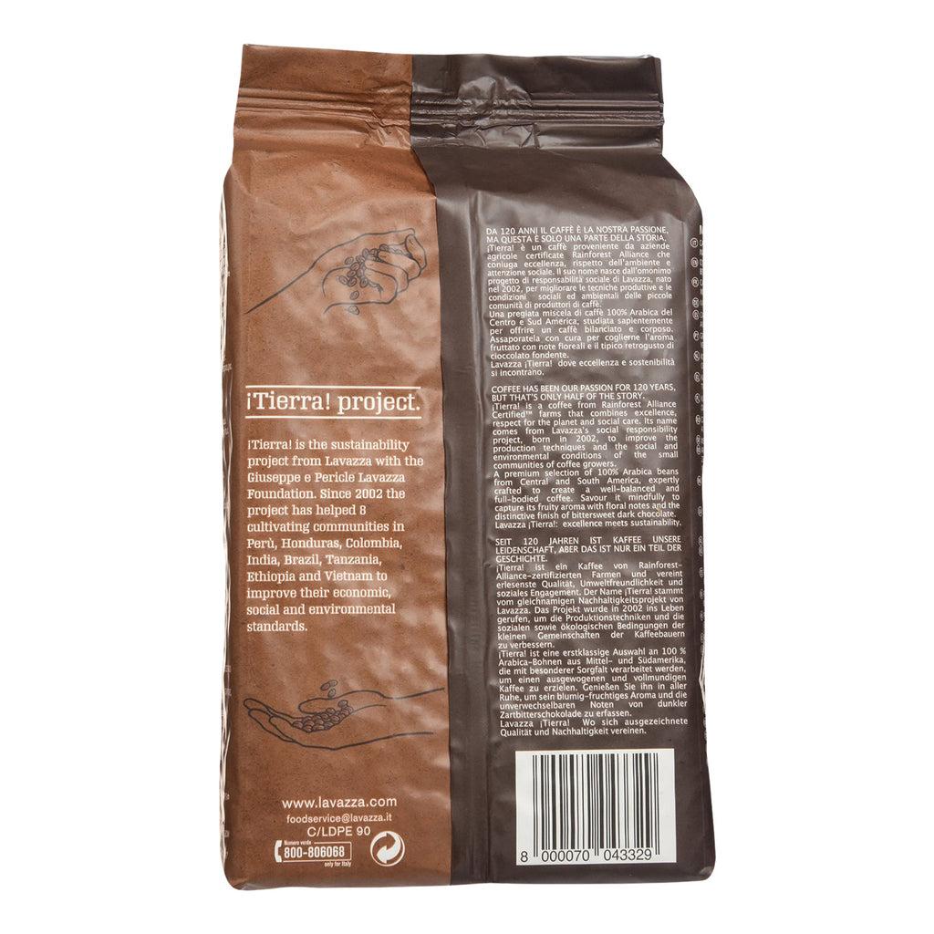 LAVAZZA TIERRA SELECTION Kaffee ganze Bohnen 1000g
