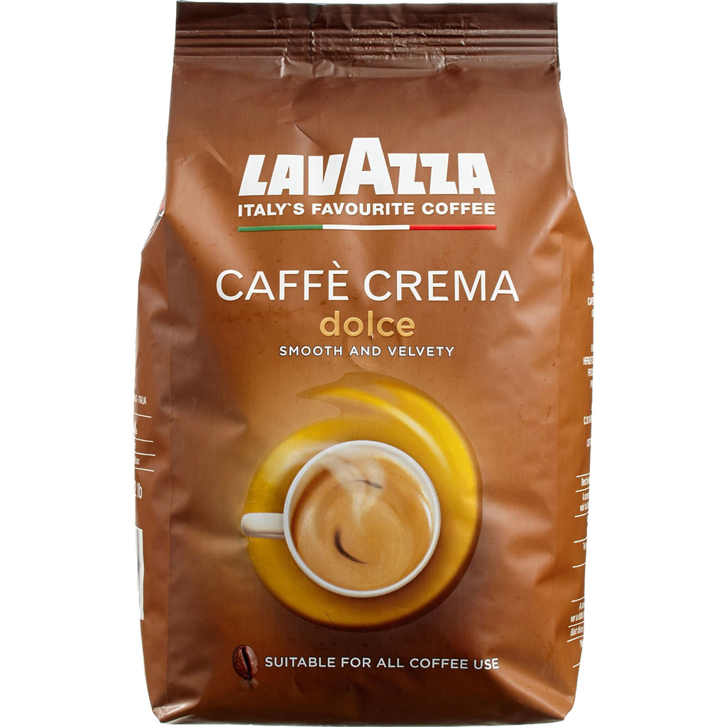 LAVAZZA Caffe Crema Dolce Kaffee ganze Bohnen 1000g