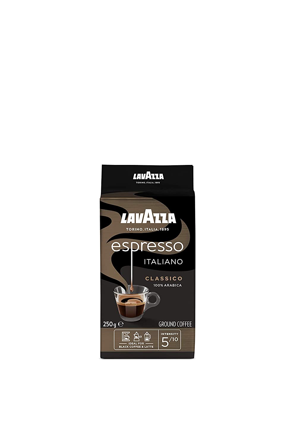 LAVAZZA Espresso 100% ARABICA Kaffee gemahlen 250g