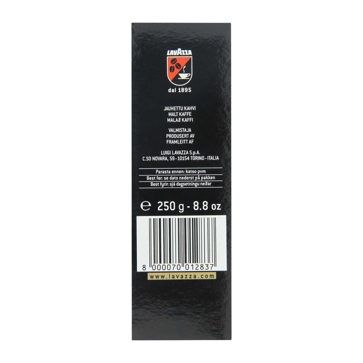 LAVAZZA Espresso 100% ARABICA Kaffee gemahlen 250g