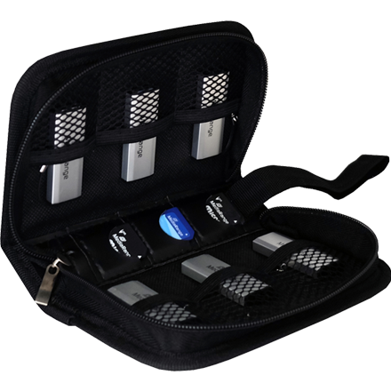 MEDIARANGE USB Wallet für 3 SD cards & 6 Sticks