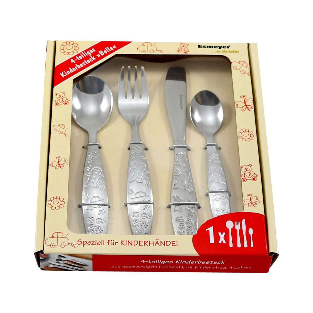 Esmeyer Kinderbesteck "Bella" 4-teilig