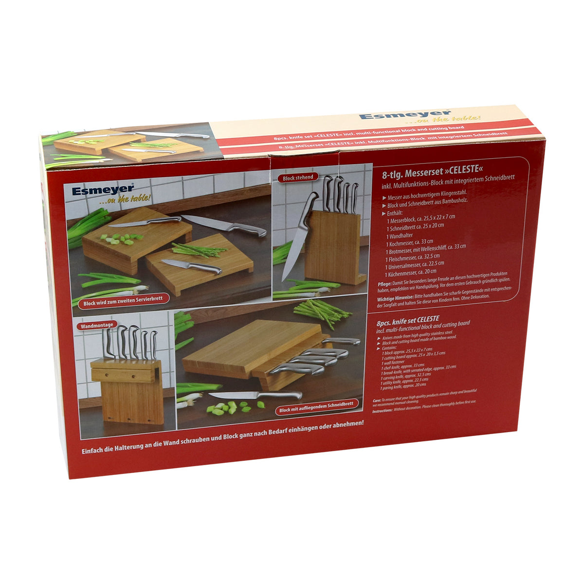 Esmeyer Messerblock "Celeste" 8-teilig
