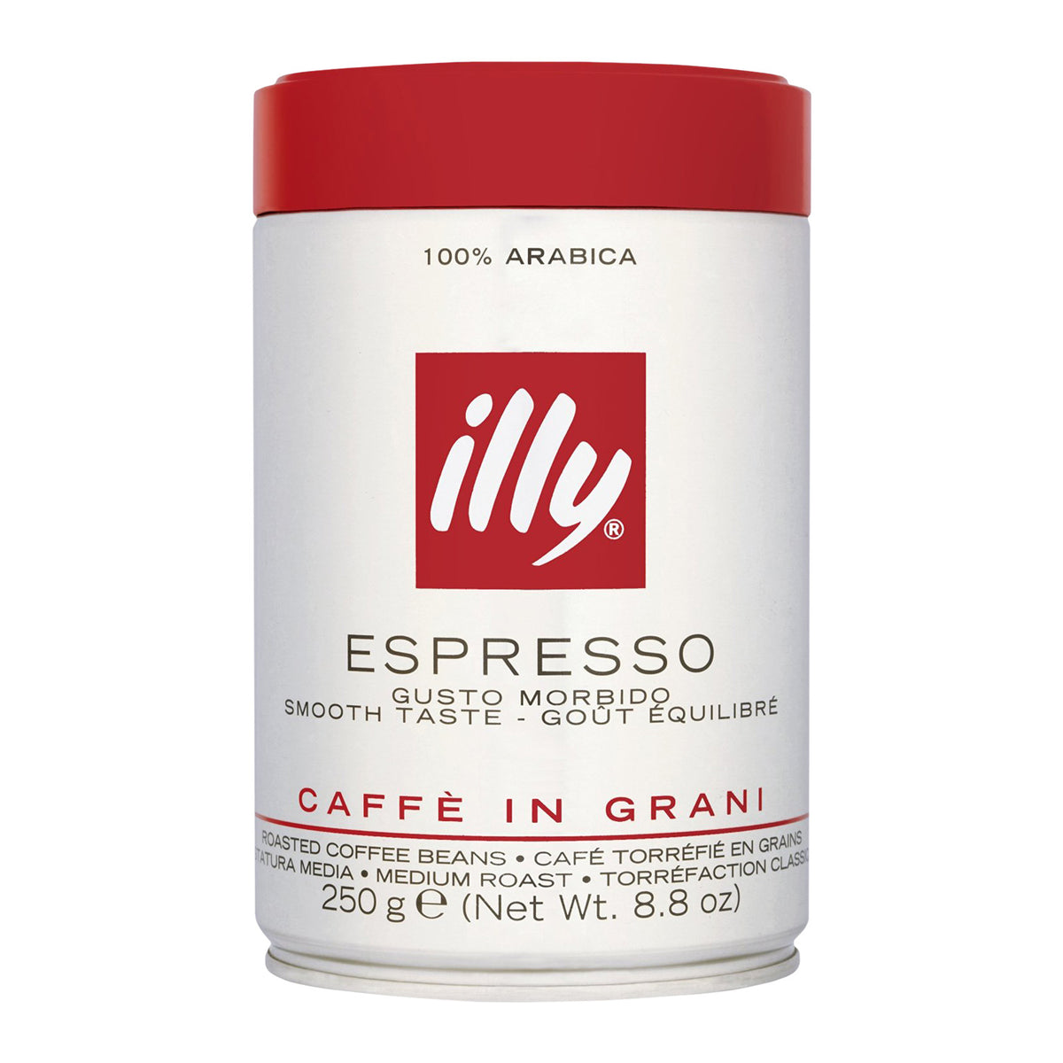 ILLY CLASSICO 100% Arabica ganze Bohnen 250g Dose