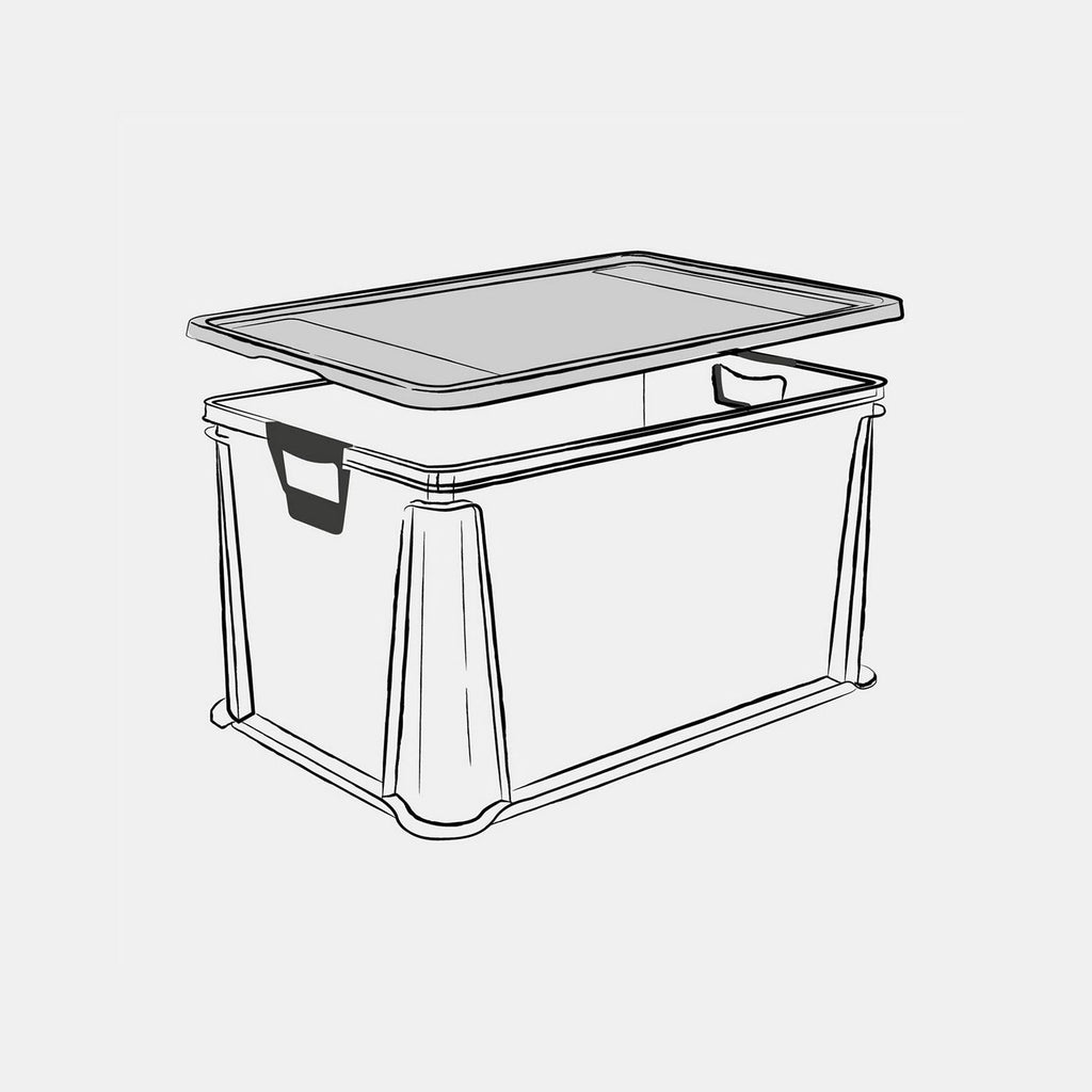 keeeper Deckel Eurobox "luisa", 20 Liter, graphit