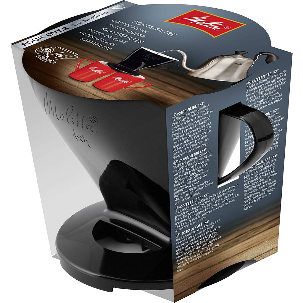 MELITTA Kaffeefilter 1x4 Black "Pour Over" für 2 Tassen