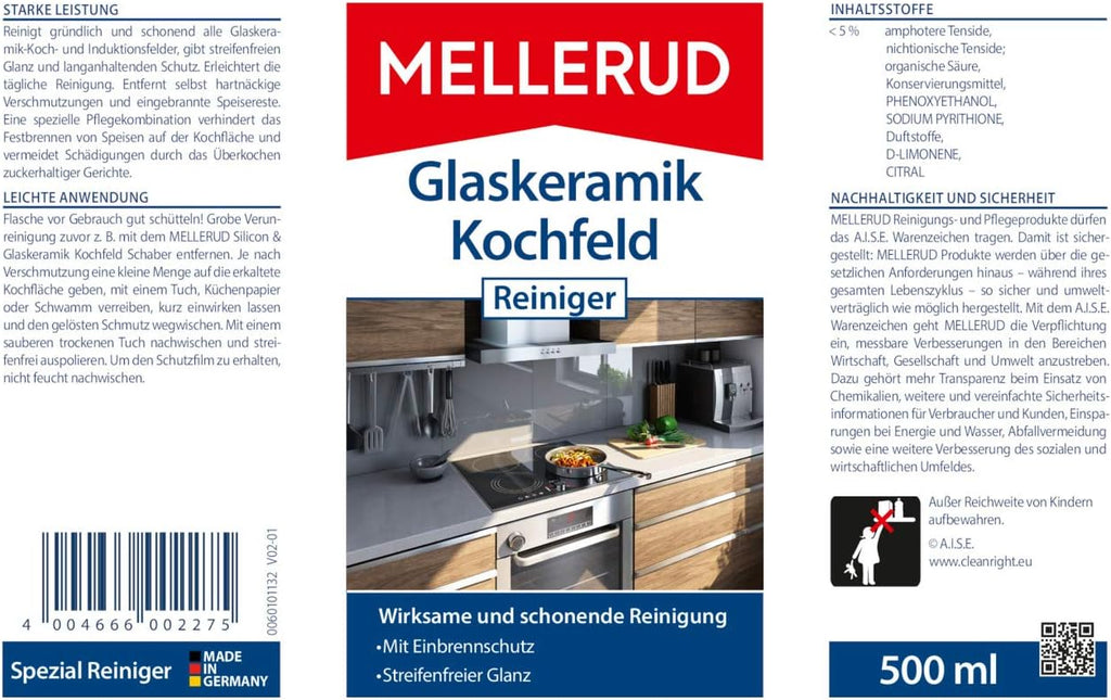 MELLERUD Glaskeramik Kochfeld Reiniger 500ml