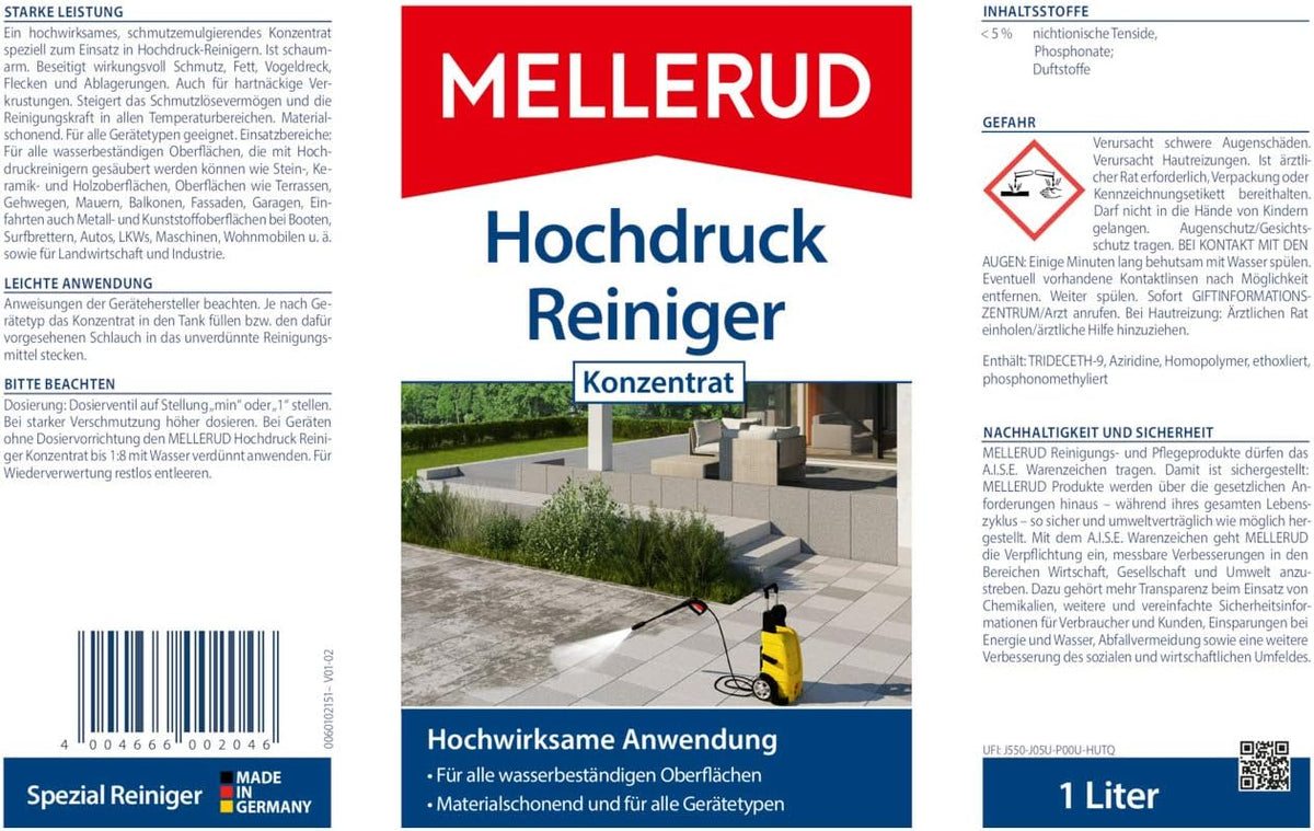 MELLERUD Hochdruckreiniger Konzentrat 1000ml