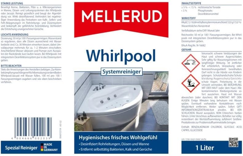 MELLERUD Whirlpool Systemreiniger 1000ml