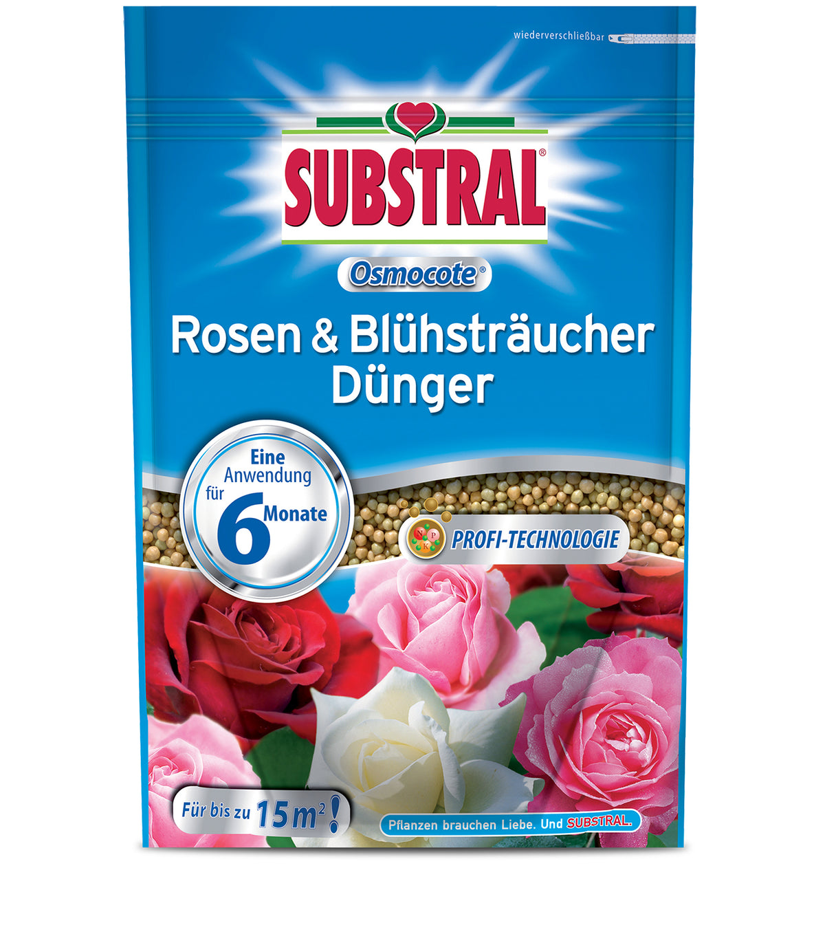 SUBSTRAL Osmocote Rosen & Blühsträucher Dünger 750g