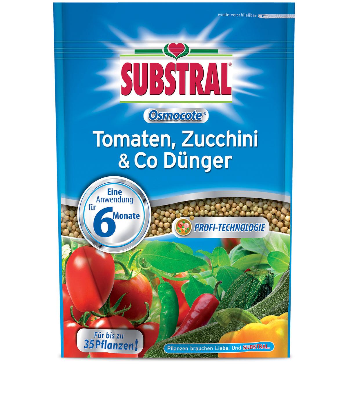 SUBSTRAL Osmocote Tomaten, Zucchini & Co Dünger 750g