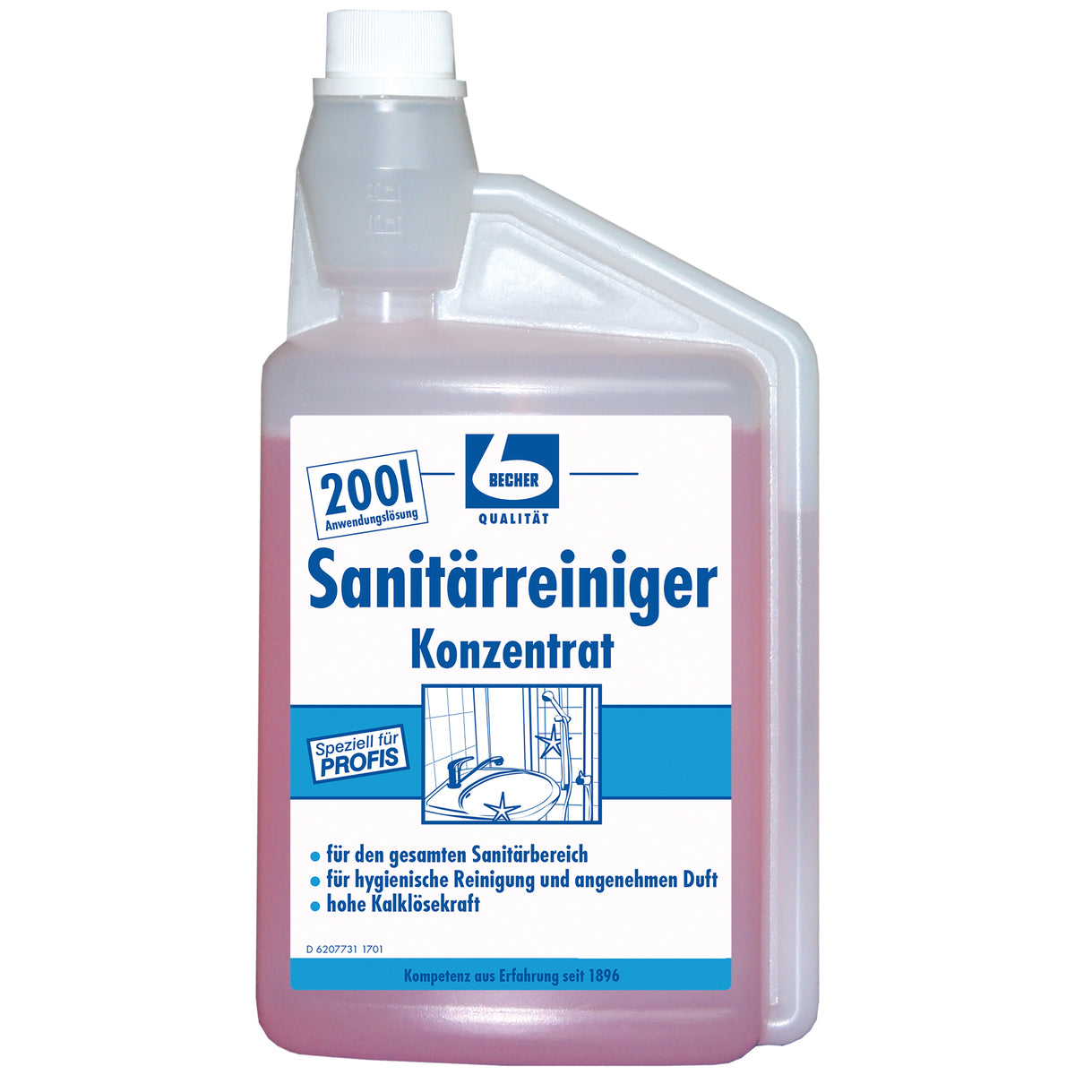 DR. BECHER Sanitärreiniger Konzentrat 1L
