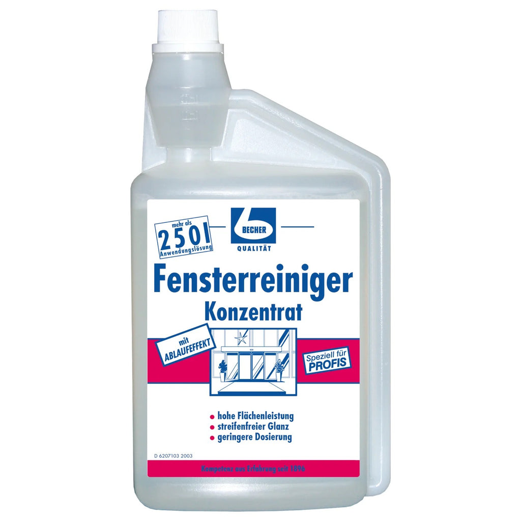 DR. BECHER Fensterreiniger.Dosie 1er 1L
