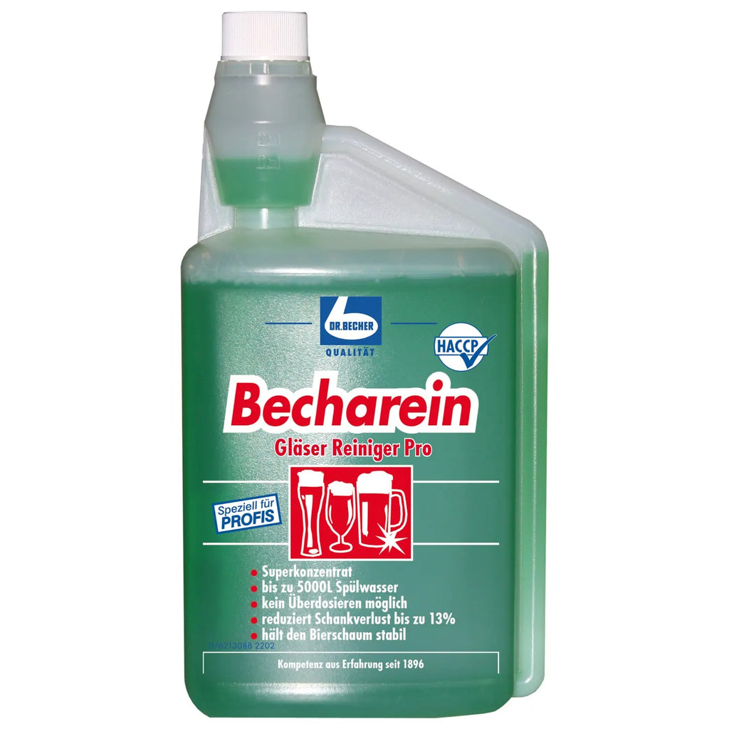 DR. BECHER Becharein Gläser Reiniger Dosierflasche 1L