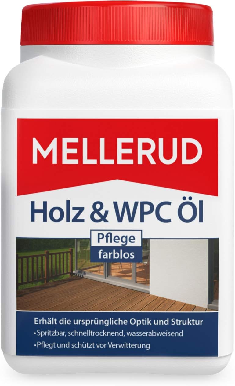 MELLERUD Holz und WPC Pflege-Öl Farblos 750ml