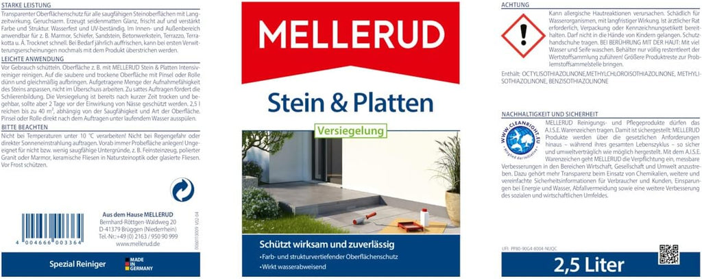 MELLERUD Stein & Platten Versiegelung 2500ml