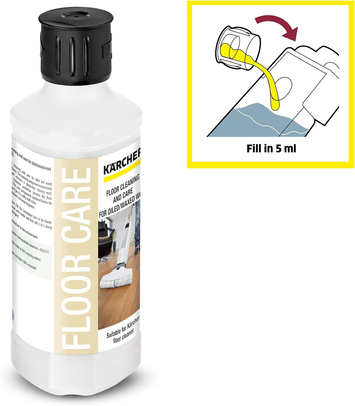KÄRCHER RM 535 Bodenreinigung und -Pflege Holz 500ml