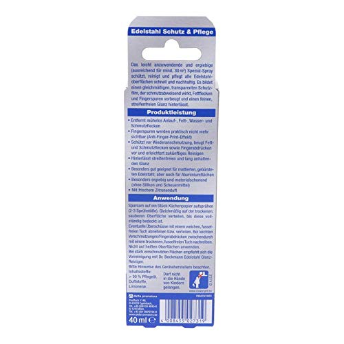 DR. BECKMANN Edelstahl Schutz & Pflege 40ml