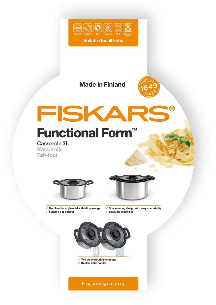 FISKARS Functional Form Casserole 3 L