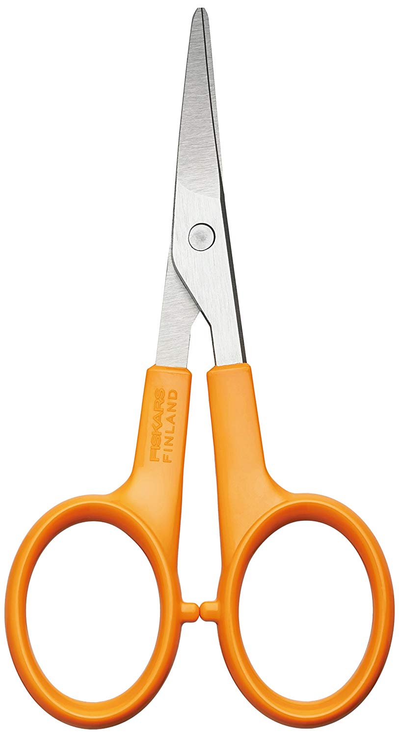 FISKARS Classic Stickschere mit gebogenen Klingen 10cm